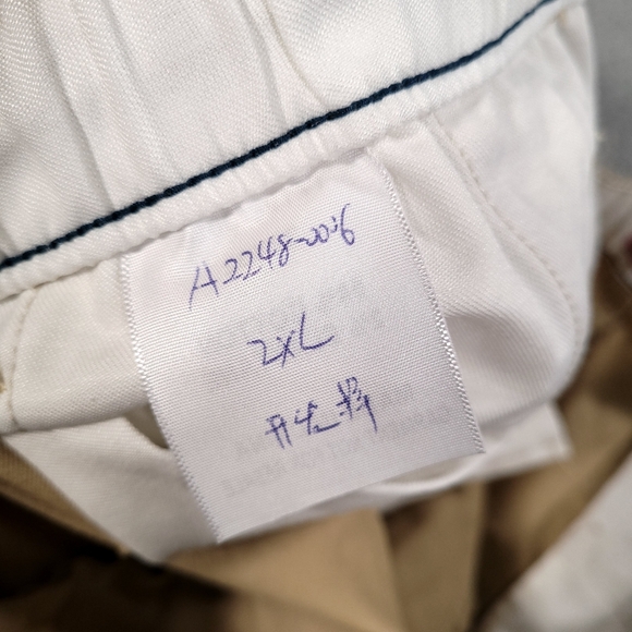 Levis Shorts Mens 44 XX Chino EZ Comfort Stretch Slash Pockets Twill Tan - Picture 10 of 12